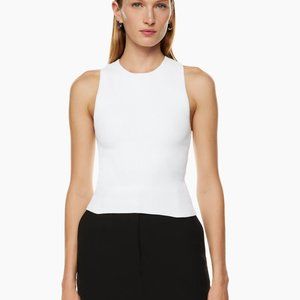 Aritzia Sculpt Knit Racer Tank - Ribbed racerback tank by Babaton